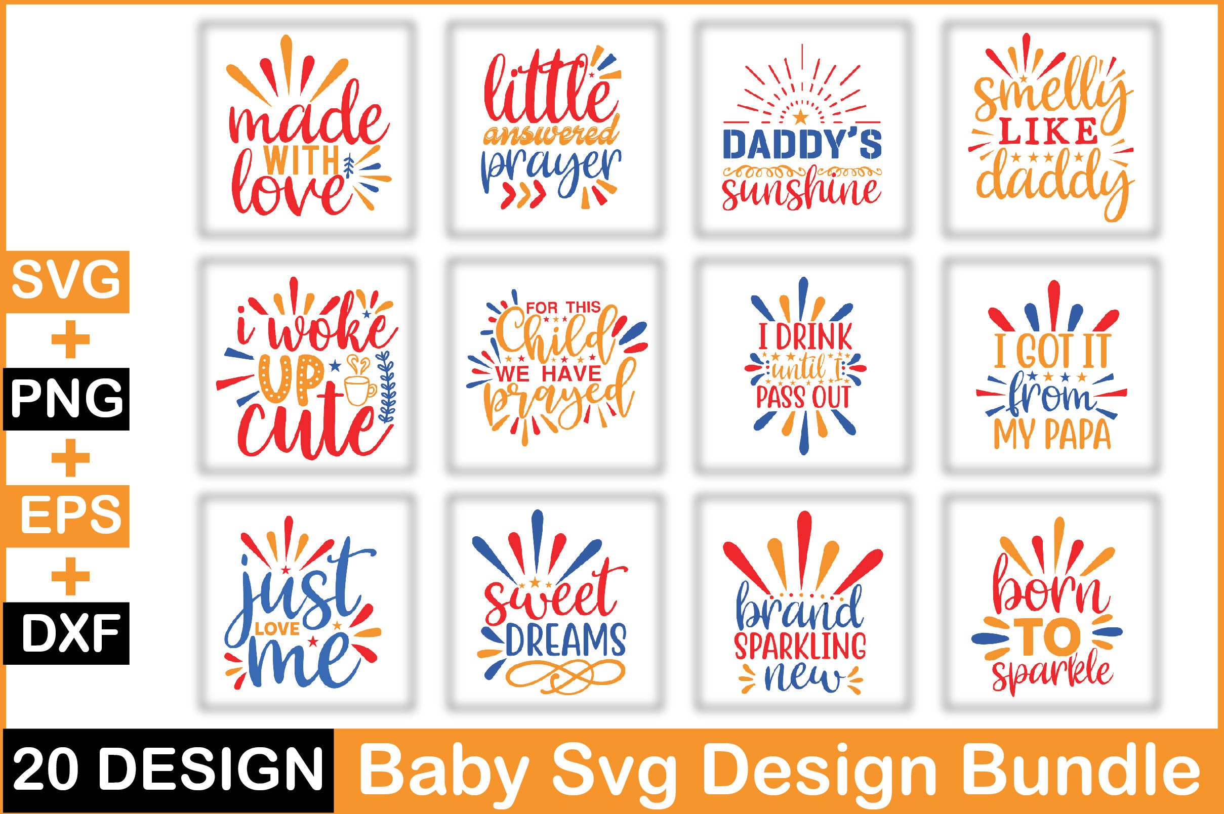 Baby 20 SVG Bundle 1