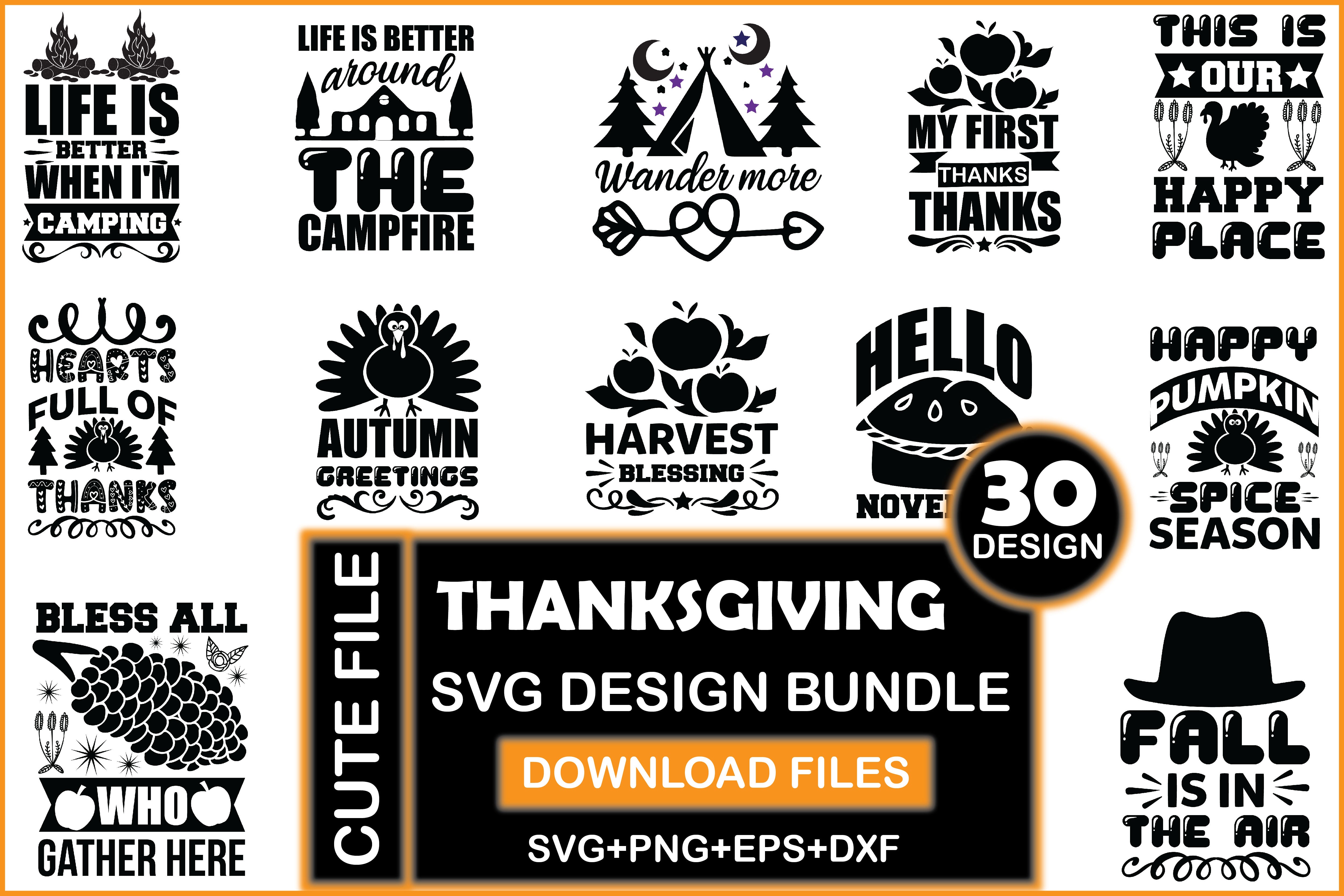 Thanksgiving SVG Bundle 4