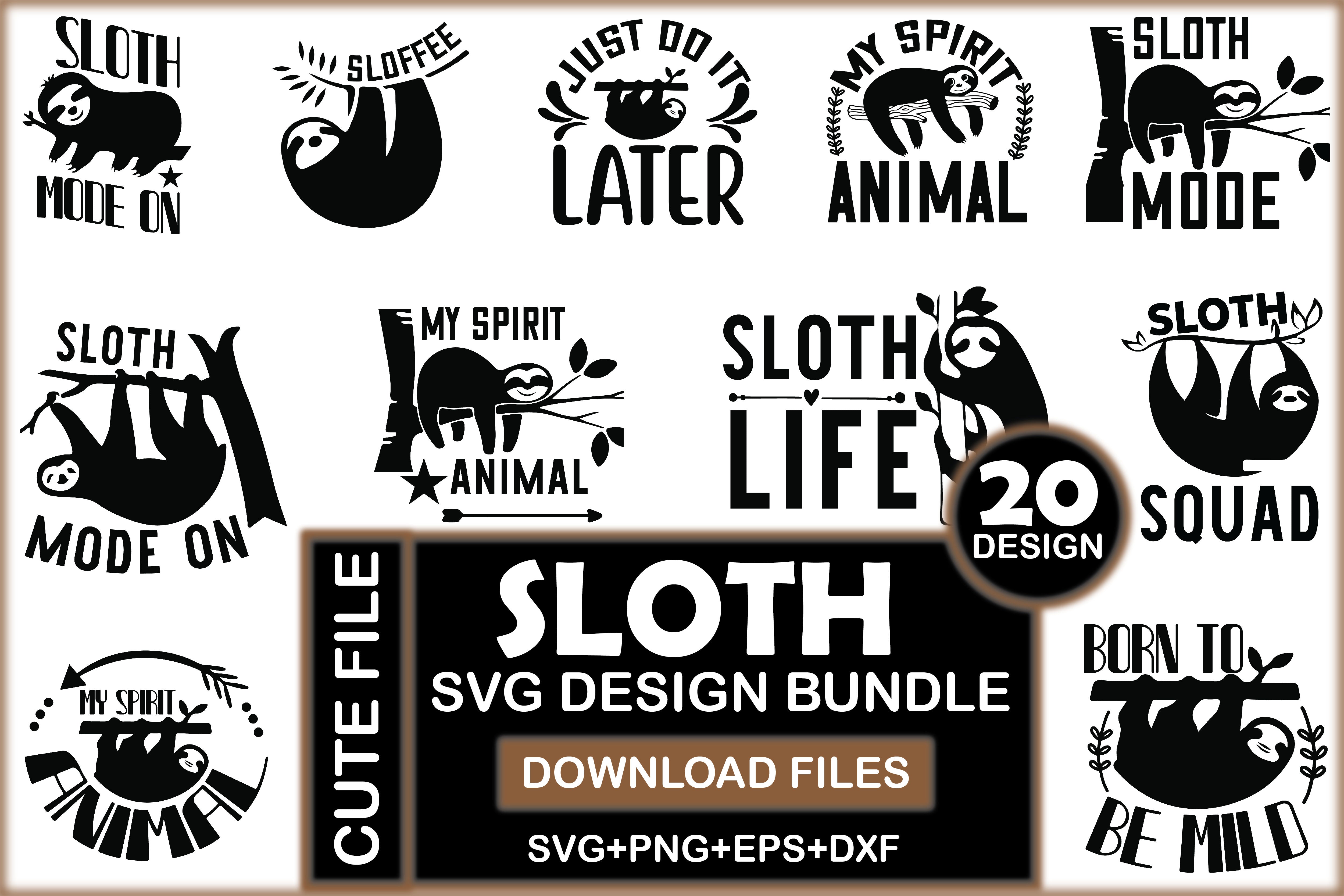 Sloth SVG Bundle