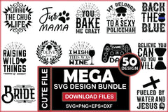 Mega SVG Bundle 8 - CraftNest - Digital Crafting and Art