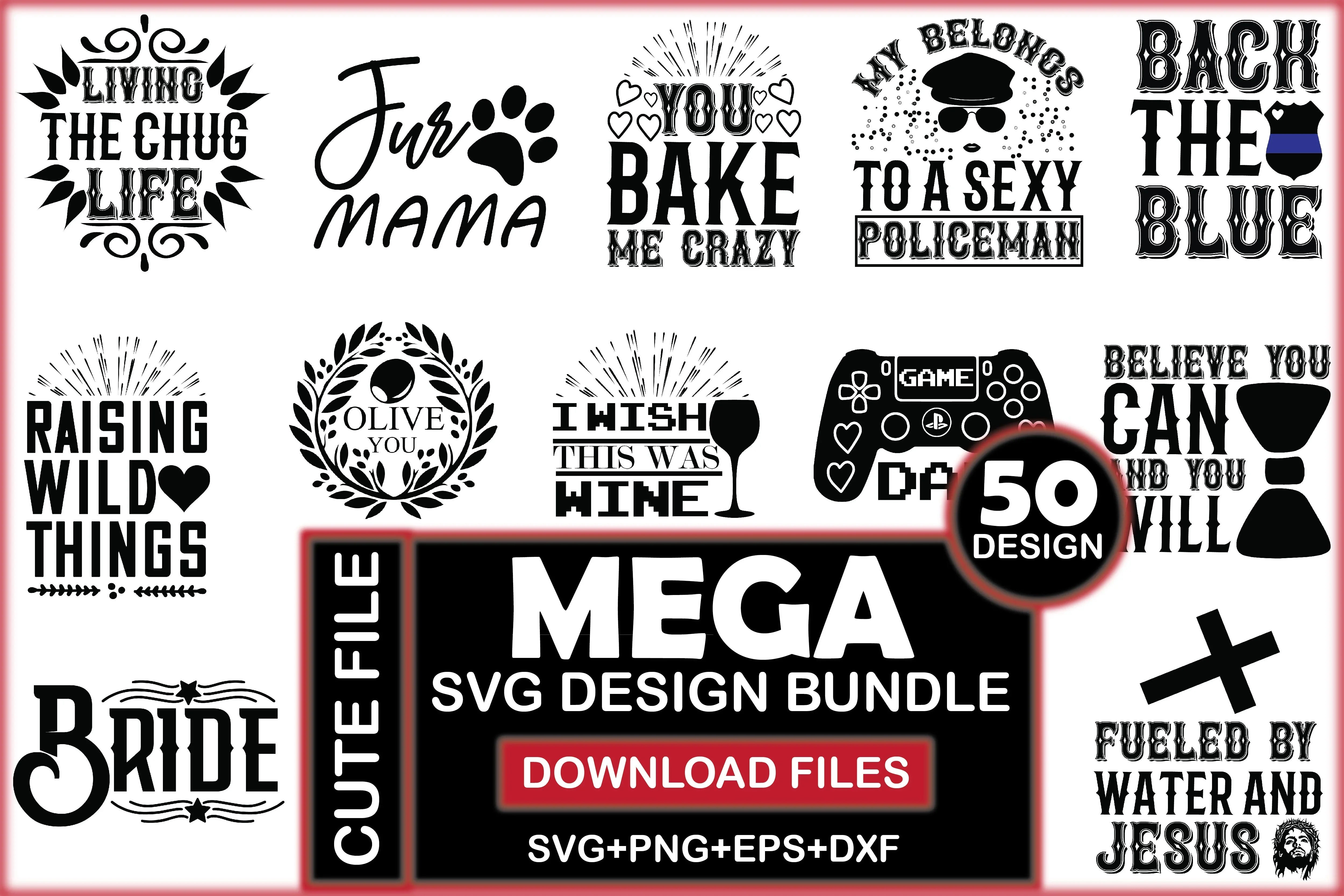 Mega SVG Bundle 8 - CraftNest - Digital Crafting and Art