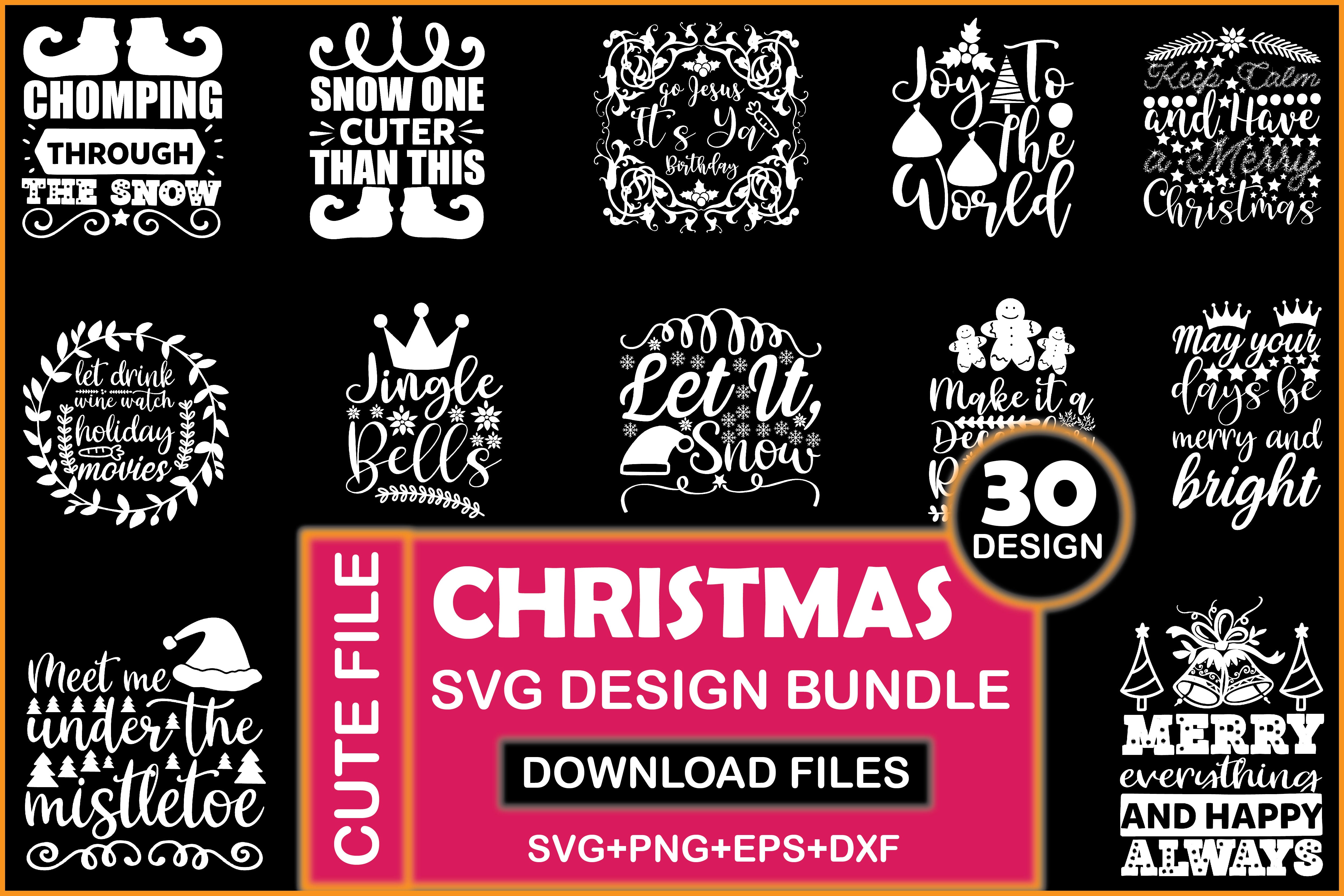 Christmas 30 SVG Bundle