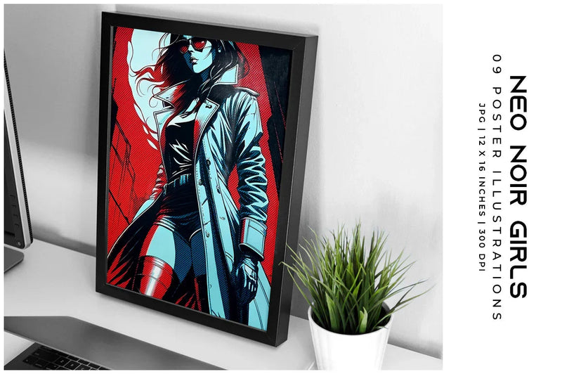 Neo Noir Girls - Women - CraftNest - Digital Crafting and Art