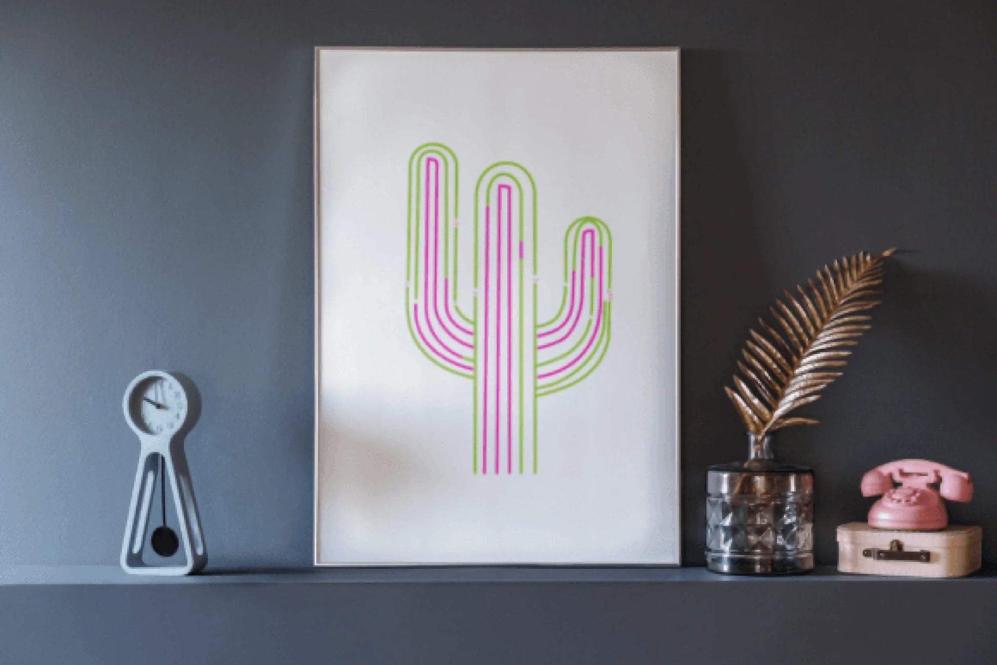 Neon Cactus & Succulent Clipart Bundle - CraftNest - Digital Crafting and Art