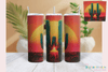 Desert Cactus Neon Western Tumbler Wrap Bundle
