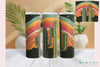 Desert Cactus Neon Western Tumbler Wrap Bundle
