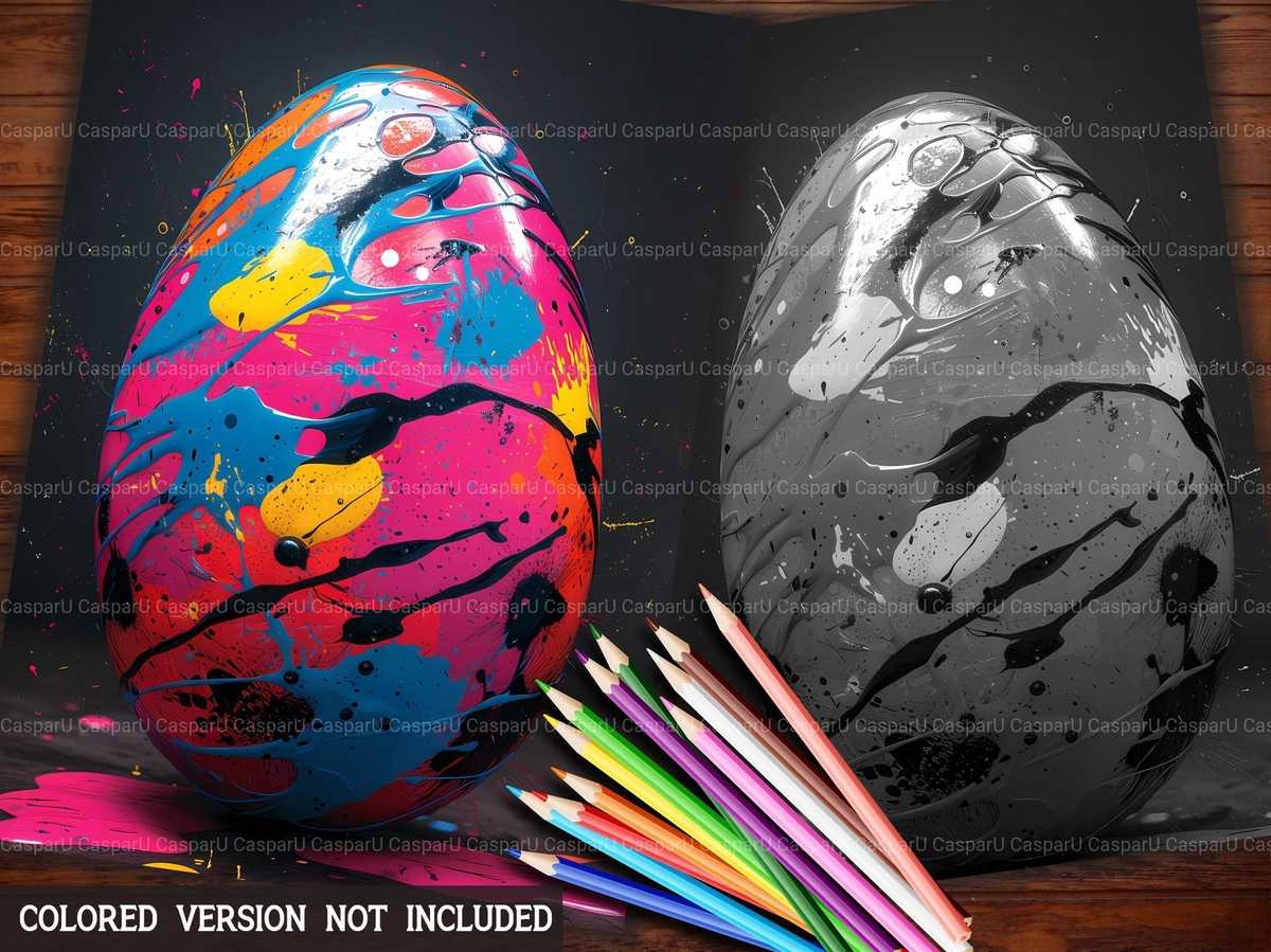 Neon Easter Coloring Books - CraftNest