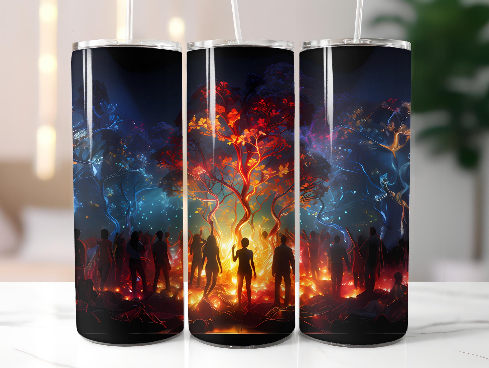 Neon Spring 2 Tumbler Wrap - CraftNest