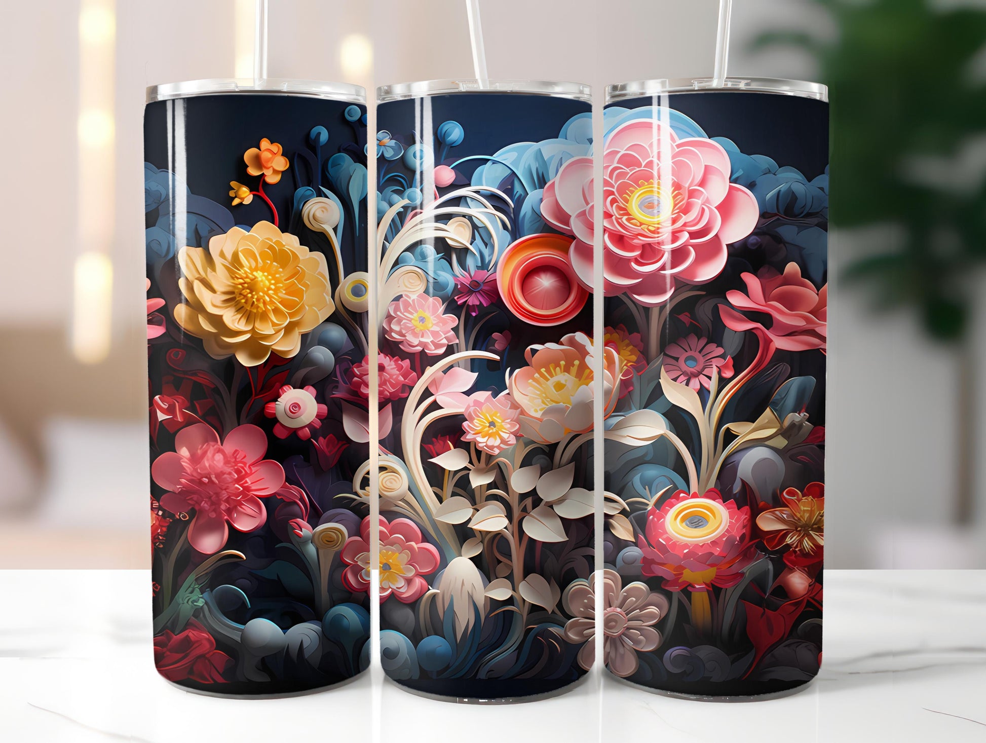 Neon Spring 5 Tumbler Wrap - CraftNest