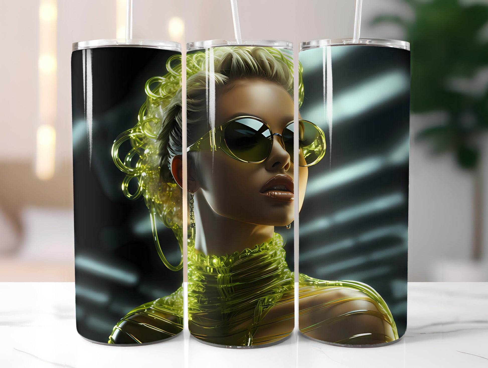 Neon Spring 2 Tumbler Wrap - CraftNest