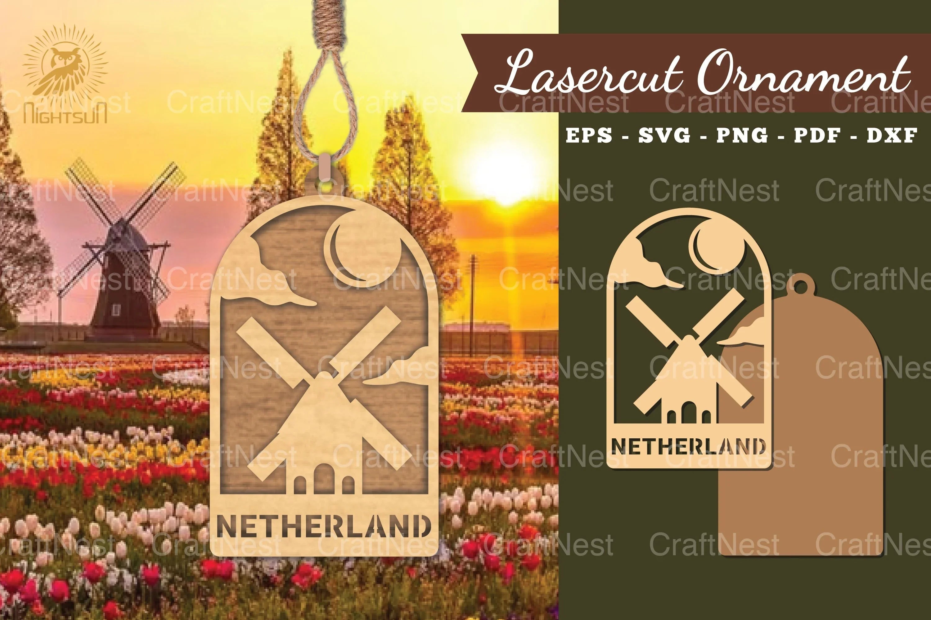 Netherland Laser Cut Ornament Clipart Bundle - CraftNest - Digital Crafting and Art