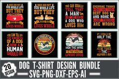 Dog T-Shirt Design SVG Bundle 3 - CraftNest - Digital Crafting and Art