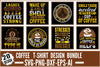 Coffee T-Shirt Design SVG Bundle
