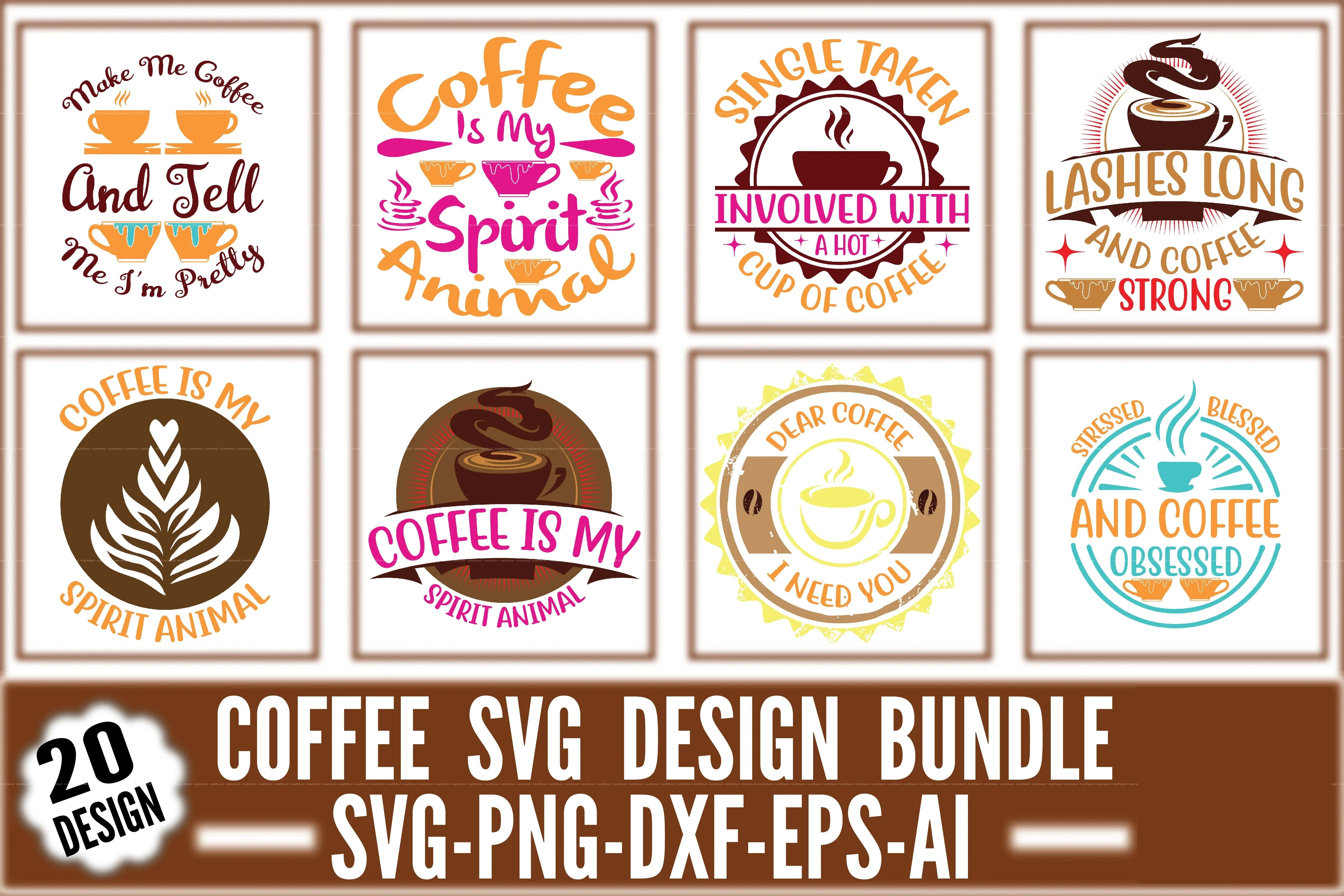 Coffee Design SVG Bundle