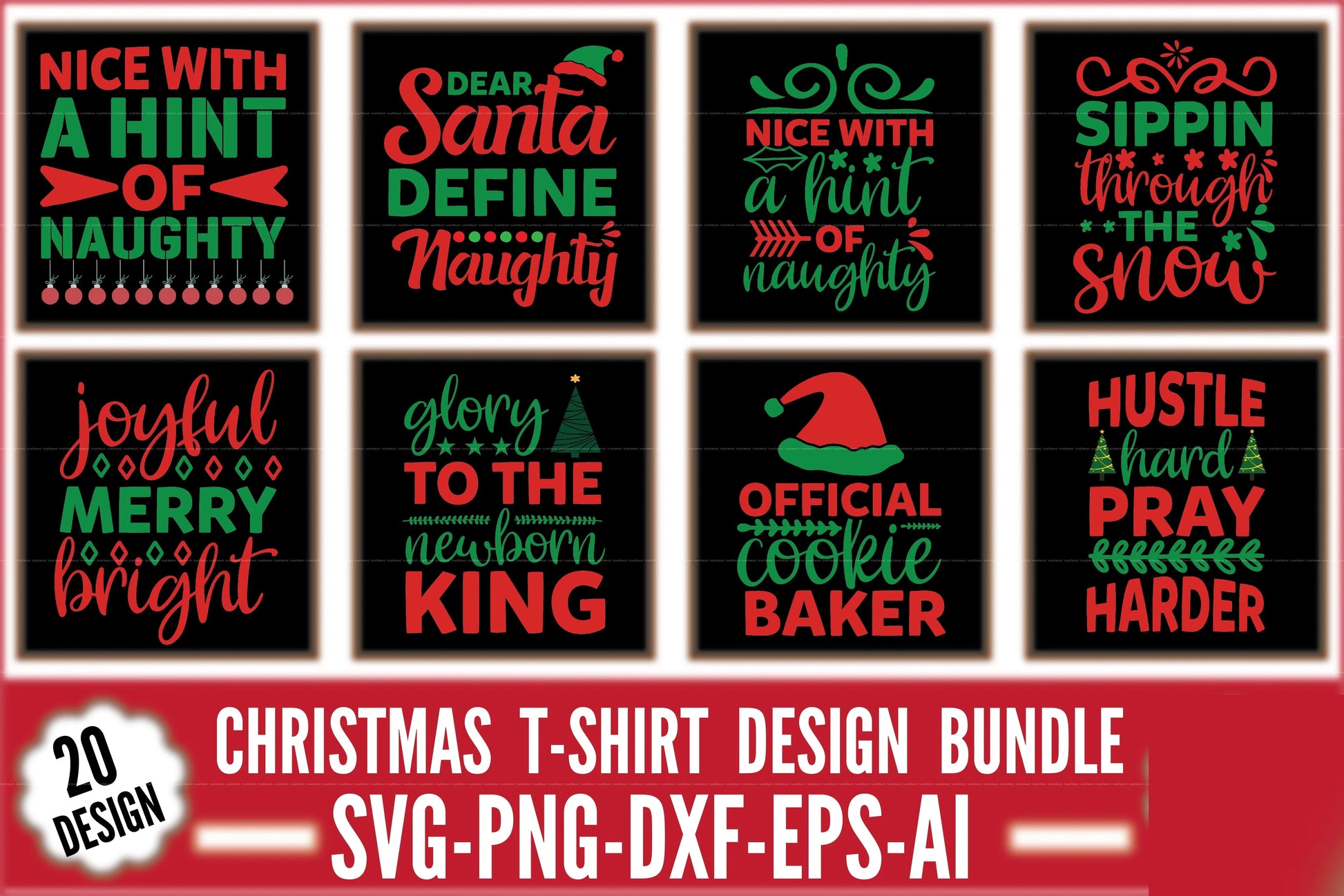 Christmas SVG Bundle 27 - CraftNest - Digital Crafting and Art