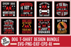 Dog Design SVG Bundle 5 - CraftNest - Digital Crafting and Art