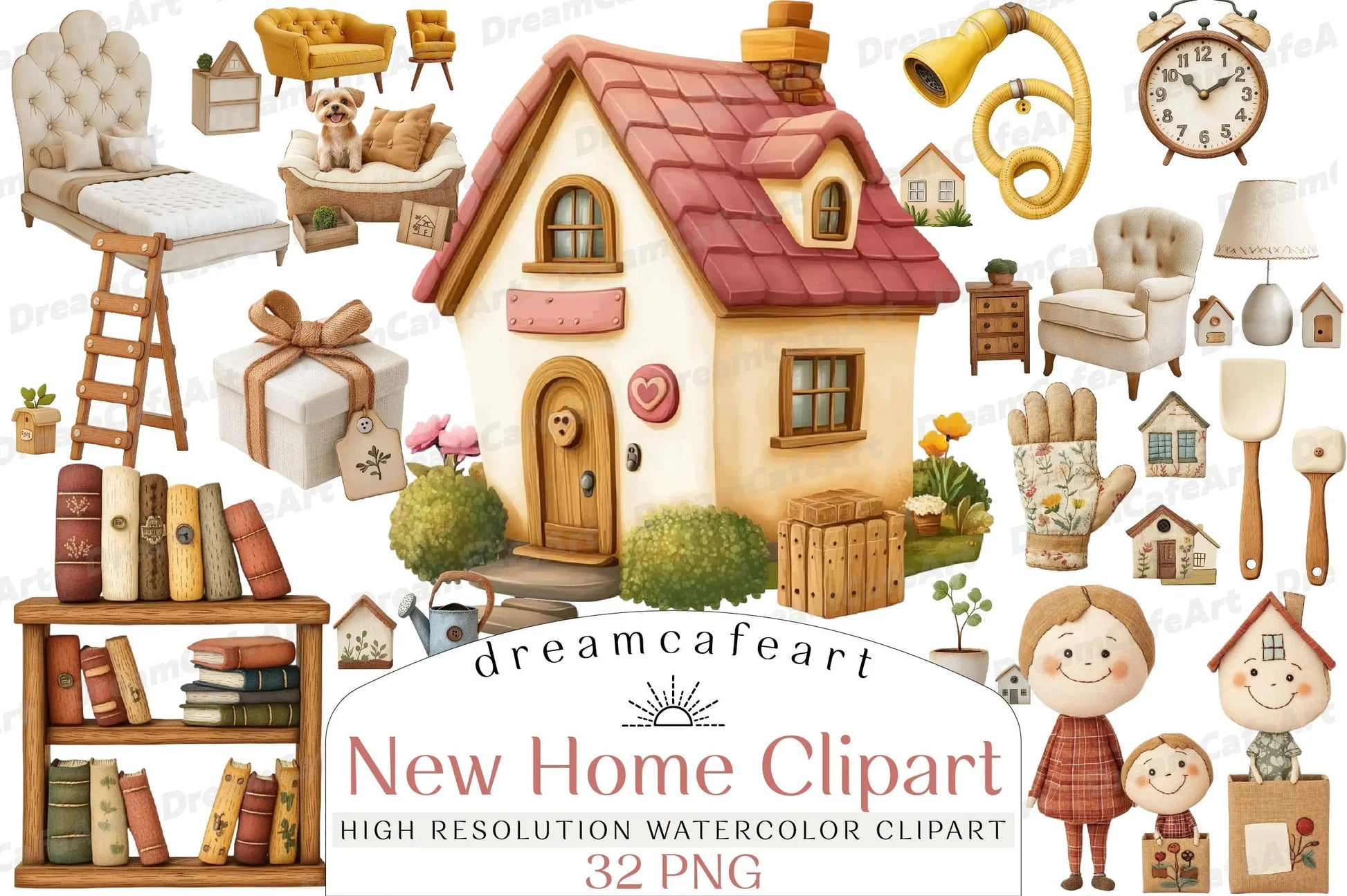 New Home Clipart Bundle - CraftNest - Digital Crafting and Art