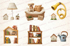 New Home Clipart Bundle - CraftNest - Digital Crafting and Art