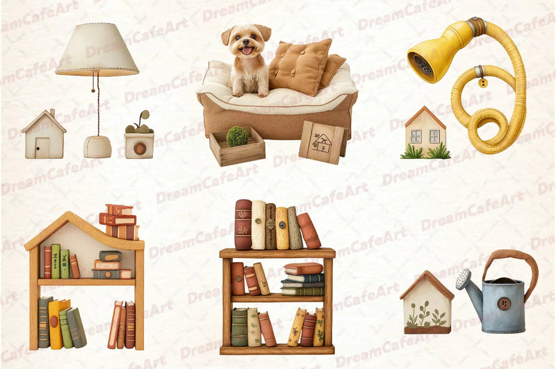 New Home Clipart Bundle - CraftNest - Digital Crafting and Art