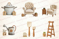 New Home Clipart Bundle - CraftNest - Digital Crafting and Art
