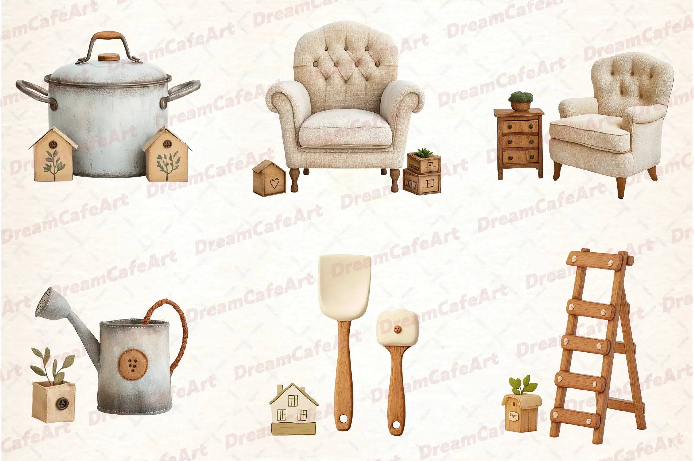 New Home Clipart Bundle - CraftNest - Digital Crafting and Art