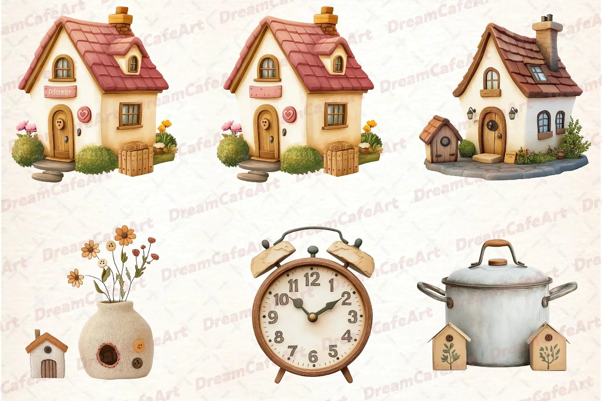 New Home Clipart Bundle - CraftNest - Digital Crafting and Art