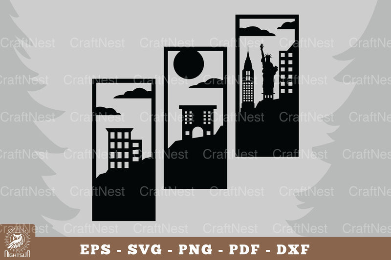 New York City Home Decor SVG Bundle - CraftNest - Digital Crafting and Art