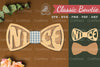 Elegant Laser Cut Bowtie SVG Bundle