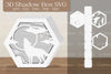 Night Wolf 3D Shadow Box Clipart Bundle