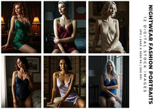 Nightwear Fashion Portraits - Women - CraftNest - Digital Crafting and Art