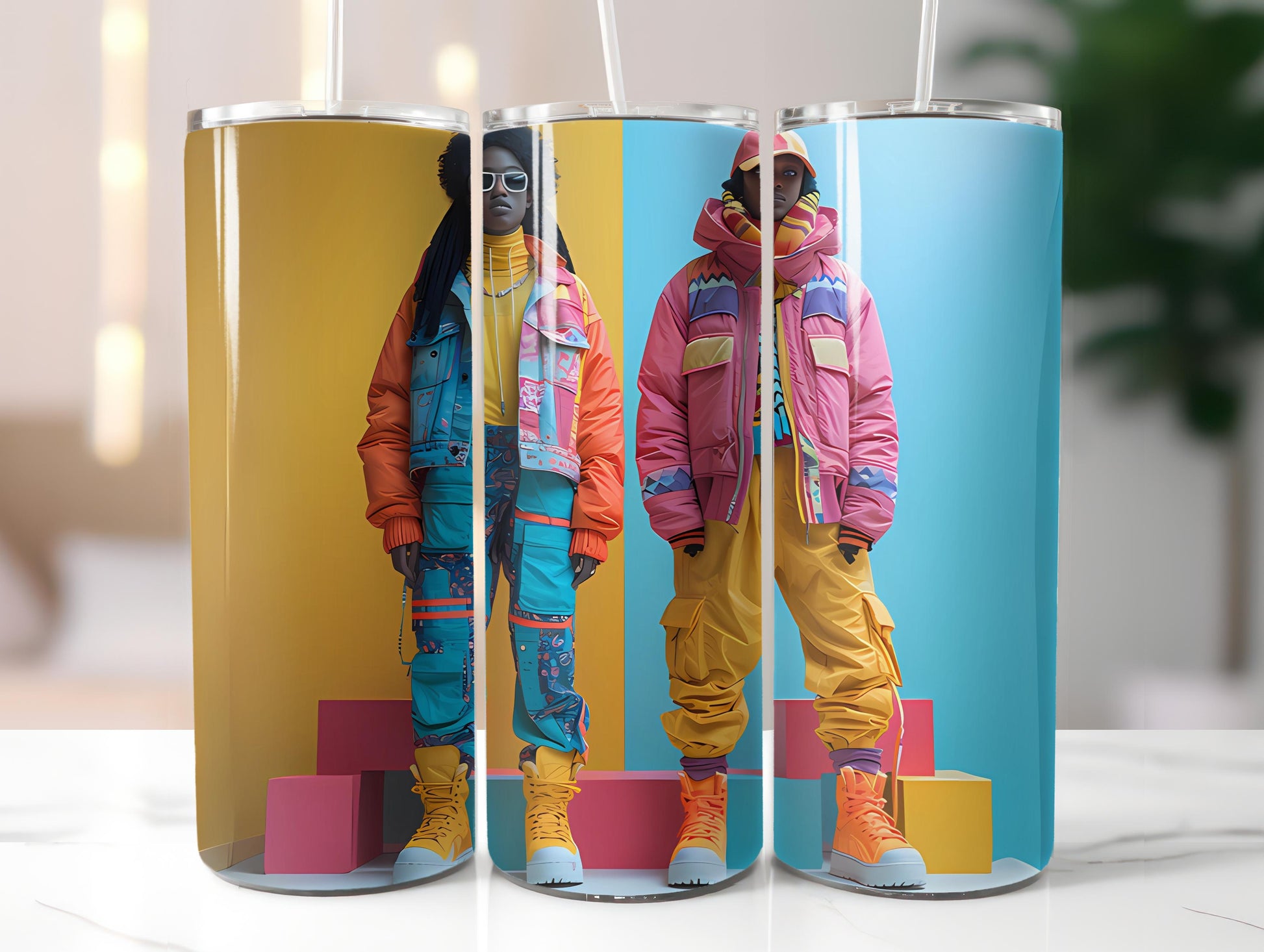 Nineties Easter 3 Tumbler Wrap - CraftNest