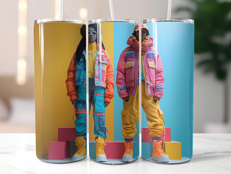 Nineties Easter 3 Tumbler Wrap - CraftNest