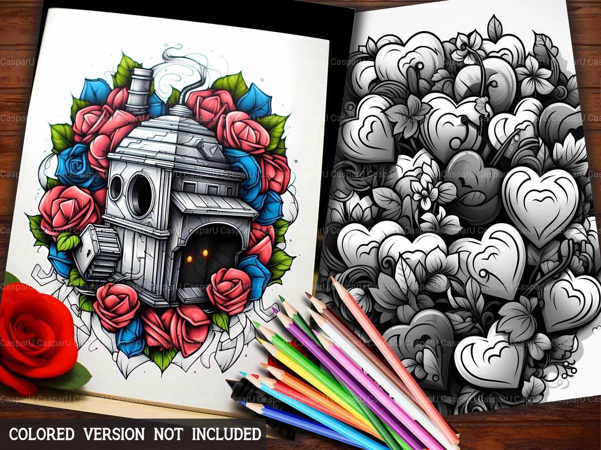 Nineties Valentines Day Coloring Books - CraftNest