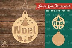 Noel Laser Cut Ornament SVG Bundle - CraftNest - Digital Crafting and Art