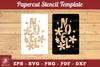 Noel Papercut Stencil Clipart Bundle