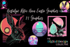 Nostalgic Neon Easter Graphics Collection