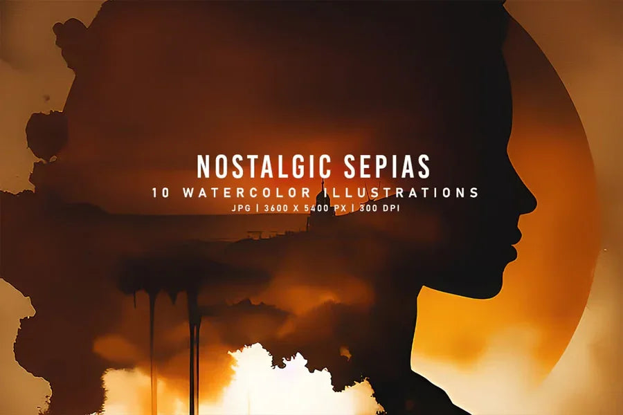 Nostalgic Sepias - Wall Art - CraftNest - Digital Crafting and Art