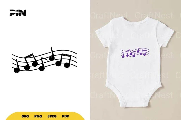 Music Note SVG Bundle - CraftNest - Digital Crafting and Art