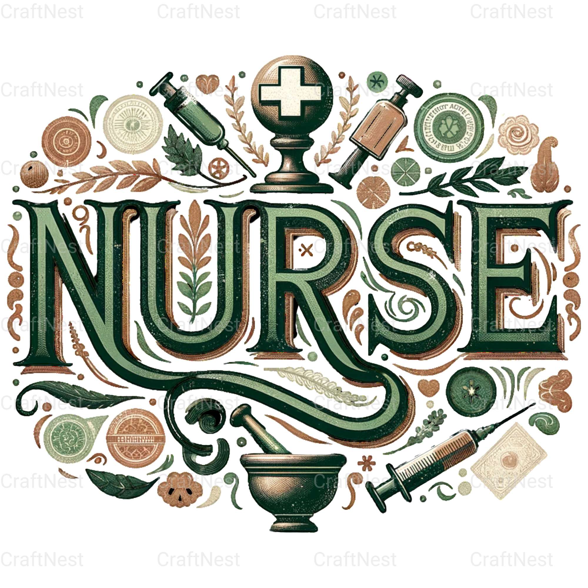 Nurse Design T-Shirt - CraftNest - Digital Crafting and Art