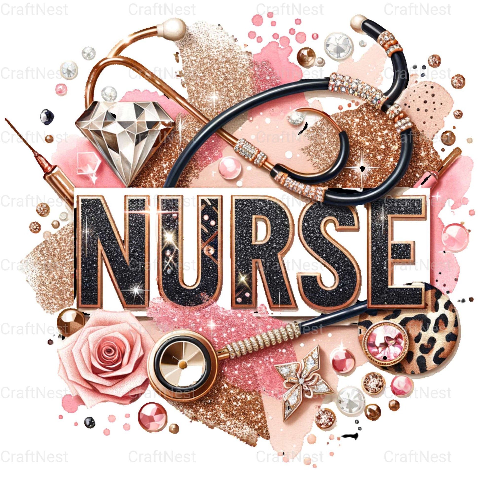 Nurse Design T-Shirt - CraftNest - Digital Crafting and Art