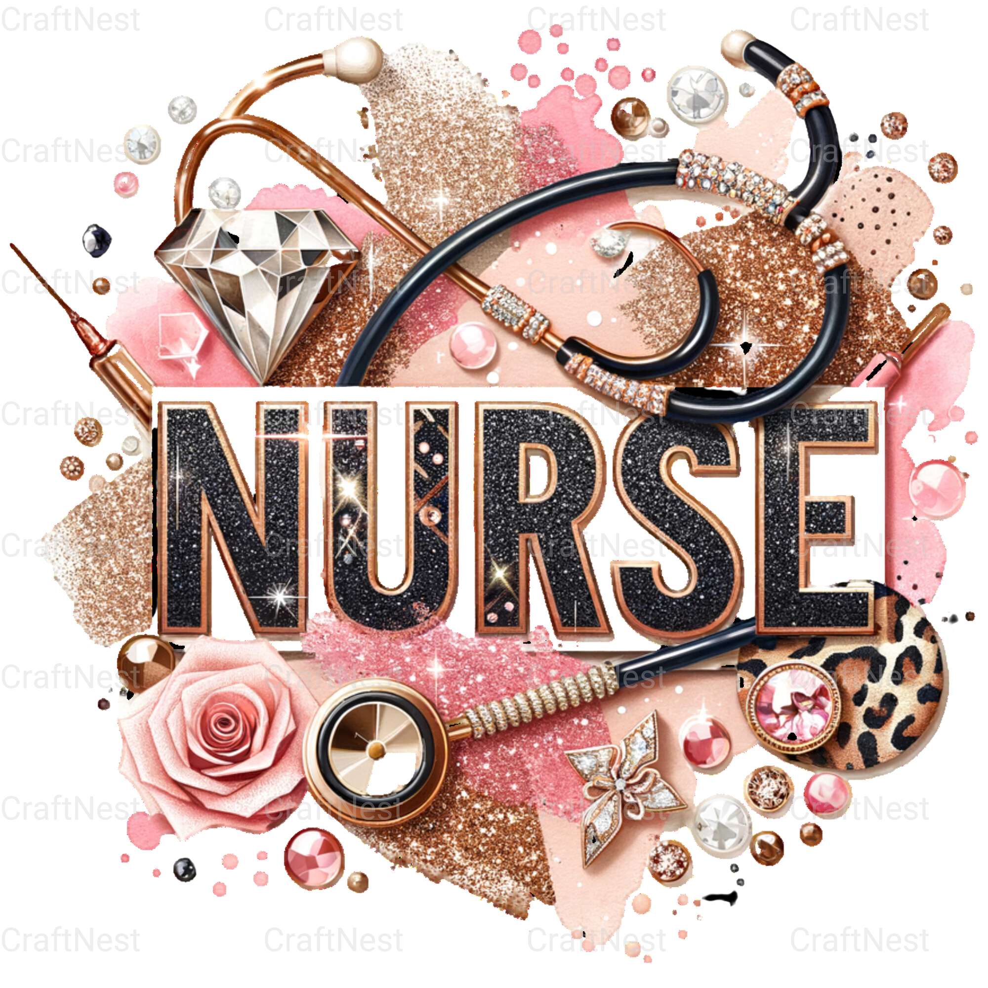 Nurse Design T-Shirt - CraftNest - Digital Crafting and Art