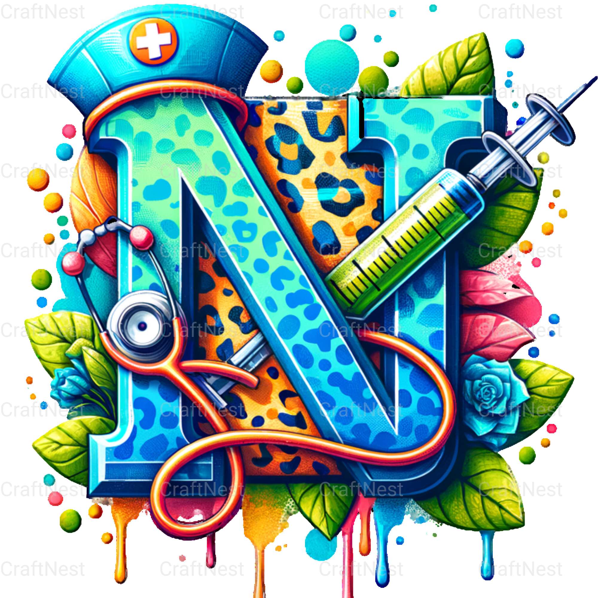 Nurse Design T-Shirt - CraftNest - Digital Crafting and Art