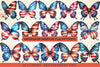 American Flag Butterfly Clipart