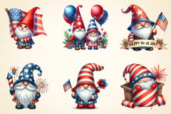 American Gnome Clipart - CraftNest - Digital Crafting and Art