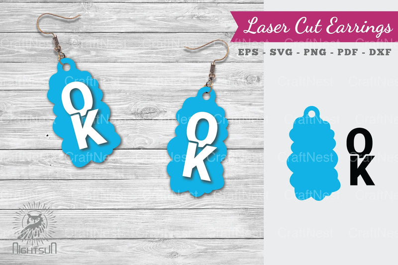 Laser Cut Earrings SVG Bundle - CraftNest - Digital Crafting and Art