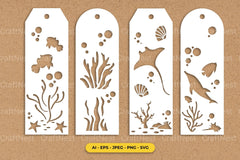 Ocean Papercut SVG Bundle - CraftNest - Digital Crafting and Art