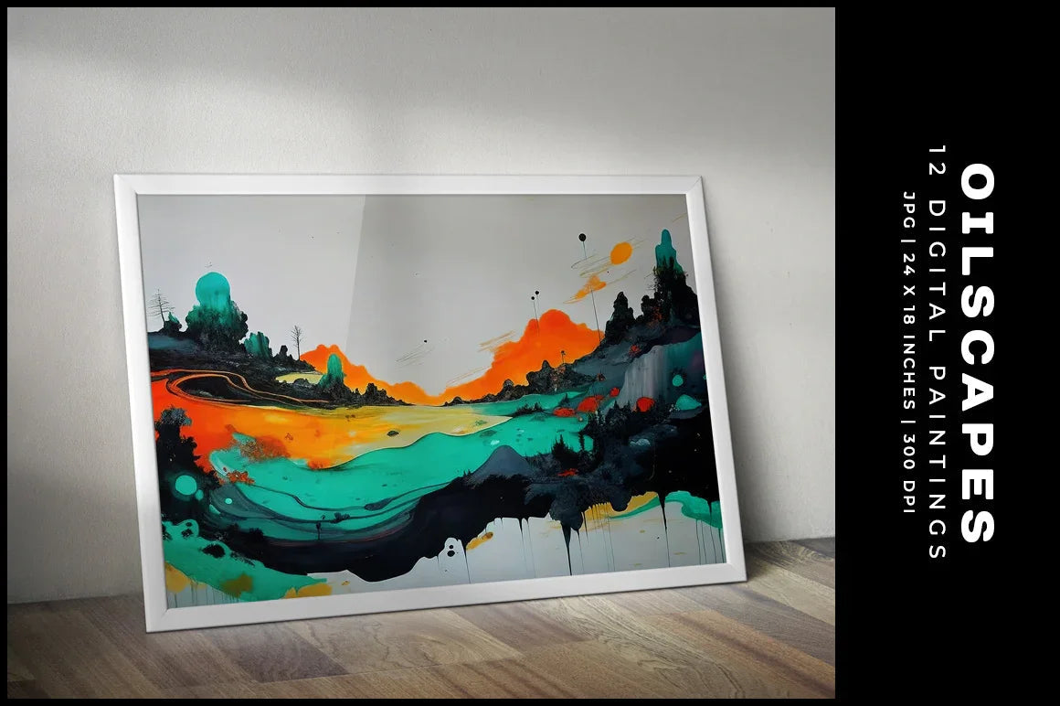 Oilscapes - Wall Art - CraftNest - Digital Crafting and Art