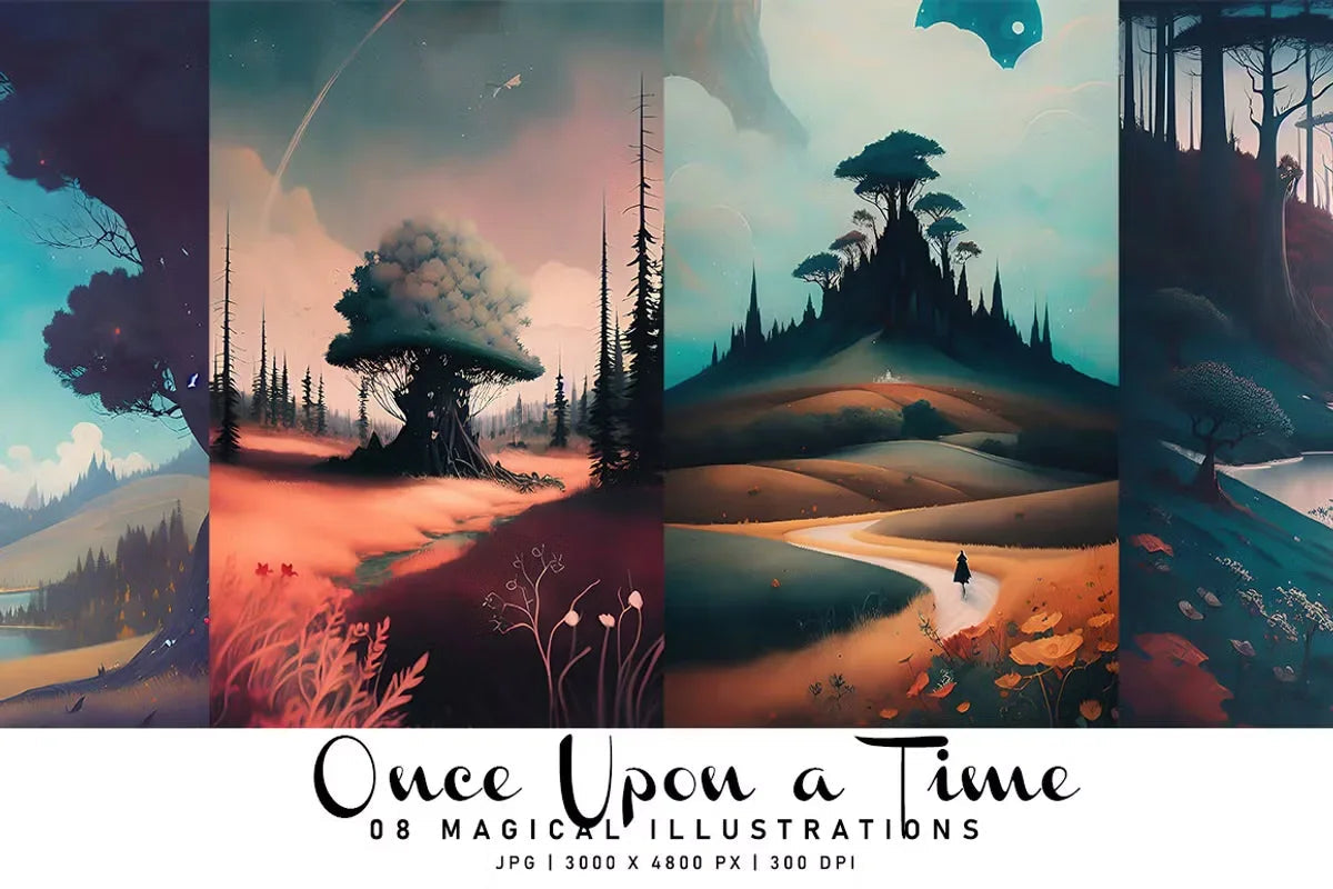 Once Upon a Time - Fantasy - CraftNest - Digital Crafting and Art