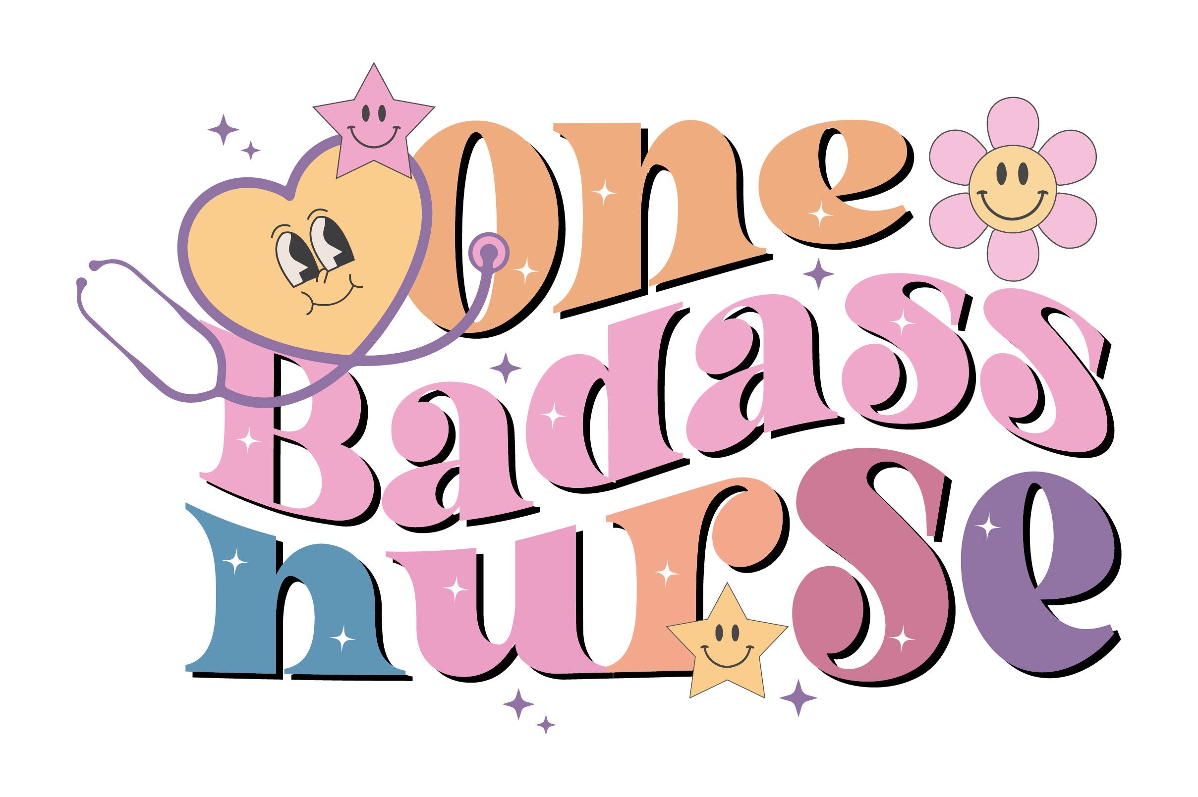 One Badass Nurse SVG Bundle