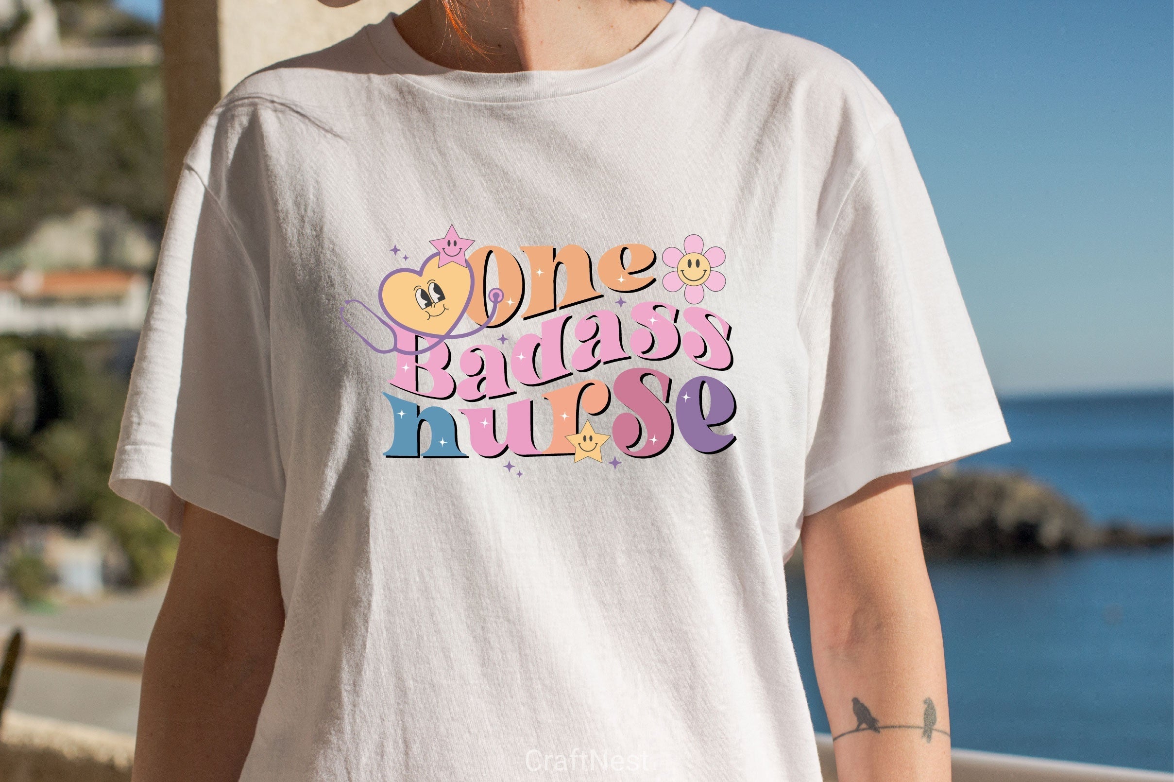 One Badass Nurse SVG Bundle